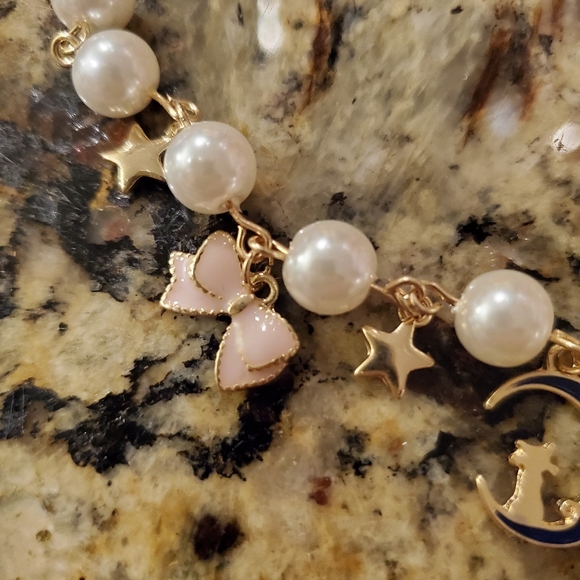 Sailor moon frux pearl charm bracelet - Picture 3 of 7